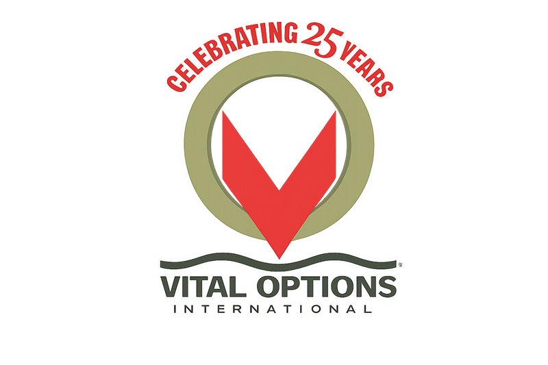Vital Options International logo as it appeared in 2008 program materials